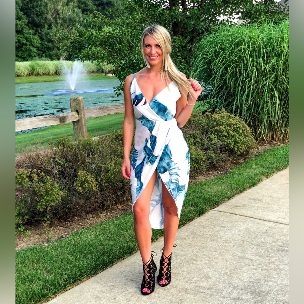 Floral Wrap Dress